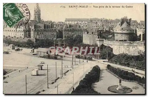 Ansichtskarte AK Saint Malo Vue Prise de la Terrasse du Casino