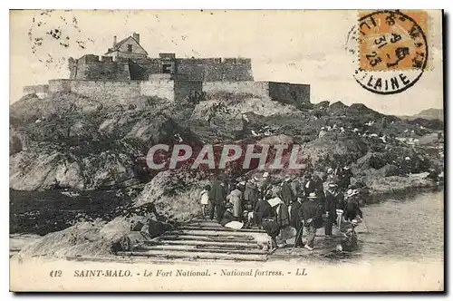 Cartes postales Saint Malo Le Fort National National Fortress