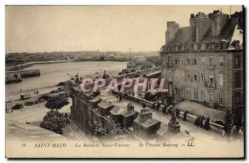 Cartes postales Saint Malo La Ballerie Saint Vincent St Vincent Battery