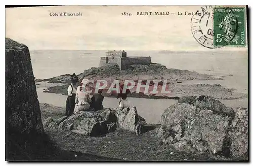 Cartes postales Cote d'Emeraude Saint Malo Le Fort de Bey