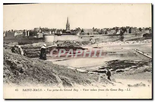 Cartes postales Saint Malo Vue Prise du Grand Bey View taken from the Great Bey