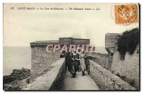 Ansichtskarte AK Saint Malo La Tour de Bidouane The Bidouane Tower