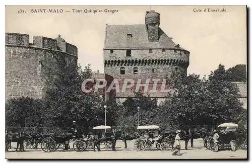 Cartes postales Saint Malo Tour Qui qu'en Grogne