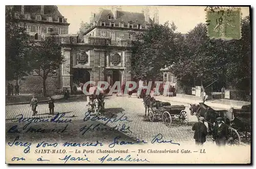 Cartes postales Saint Malo La Porte Chateaubriand