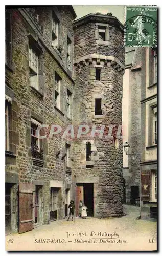 Cartes postales Saint Malo Maison de la Duchesse Anne