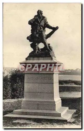 Cartes postales Saint Malo Statue de Jacques Curlier