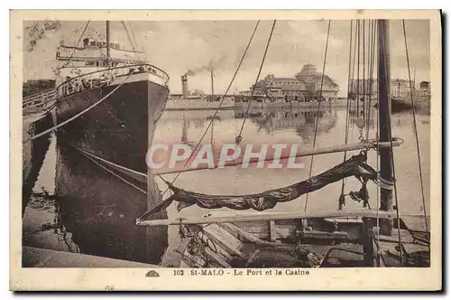 Cartes postales St Malo Le Port et le Casino