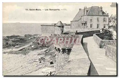 Cartes postales Saint Malo Les Remparts