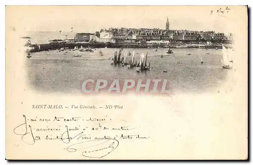 Cartes postales Saint Malo Vue Generale