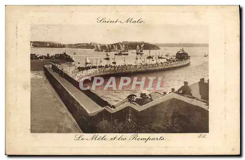 Cartes postales Saint Malo Le Mote et les Remparts