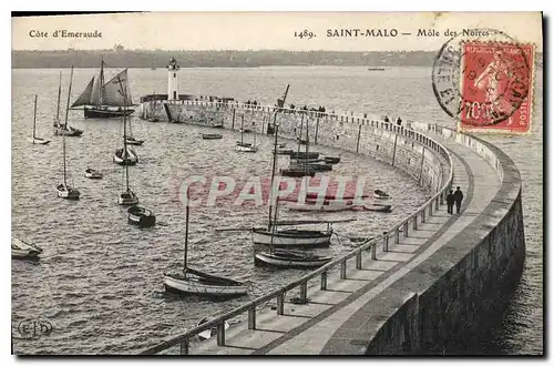 Cartes postales Saint Malo Mole des Noires