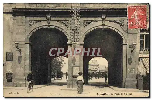 Ansichtskarte AK Saint Malo La Porte St Vincent