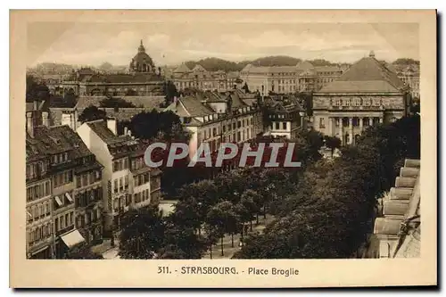 Cartes postales Strasbourg Place Broglie