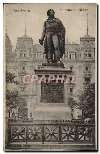 Cartes postales Strasbourg Monument Kieber