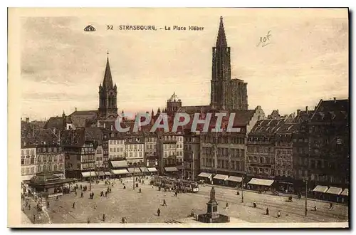 Ansichtskarte AK Strasbourg La Place Kieber