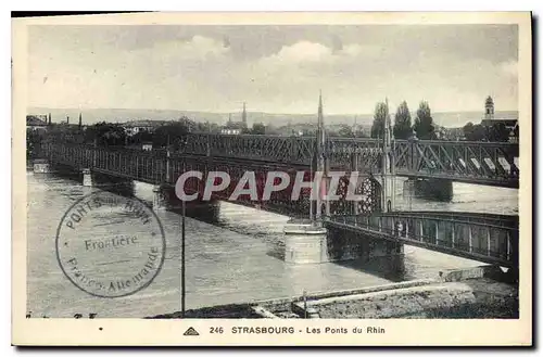 Cartes postales Strasbourg Les Ponts du Rhin