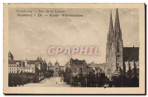 Cartes postales Strasbourg Rue de la Liberte