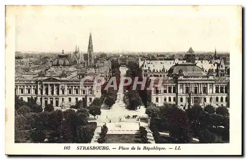 Cartes postales Strasbourg Place de la Republique