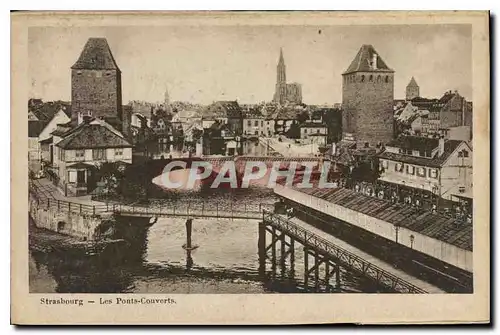 Cartes postales Strasbourg Les Ponts Couverts