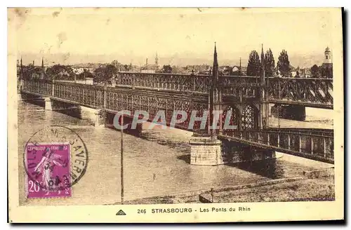 Cartes postales Strasbourg Les Ponts du Rhin