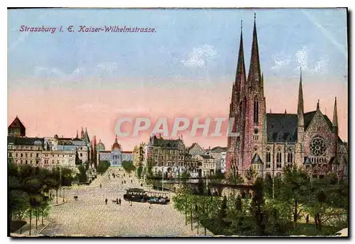 Cartes postales Strassburg Kaser Wilhelmstrasse