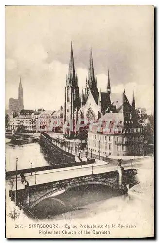 Cartes postales Strasbourg Eglise Protestante de la Garnison