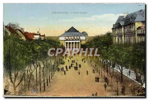 Cartes postales Strasbourg Place Broglie