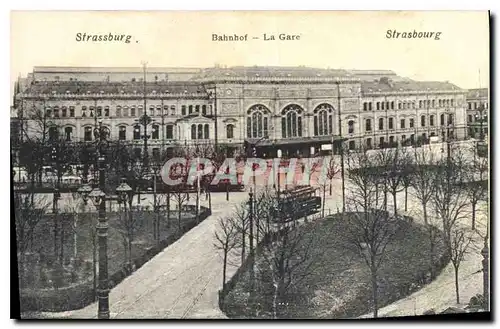 Cartes postales Strasbourg La Gare