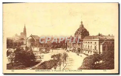 Cartes postales Strasbourg Place de la Republique