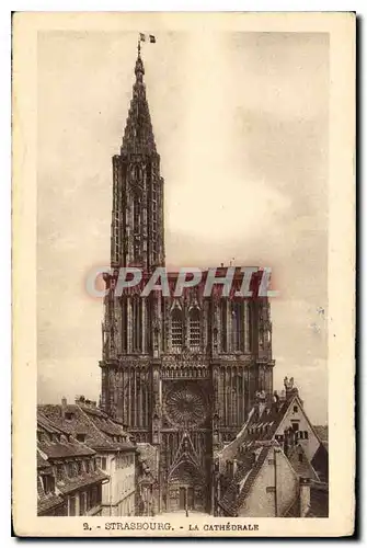 Cartes postales Strasbourg La Cathedrale