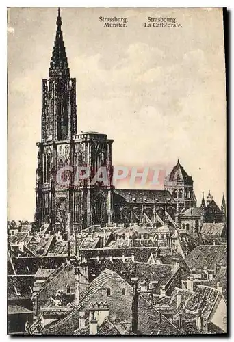 Cartes postales Strasbourg La Cathedrale