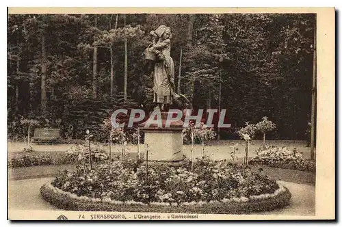 Ansichtskarte AK Strasbourg L'Orangerie Gaenseliesel