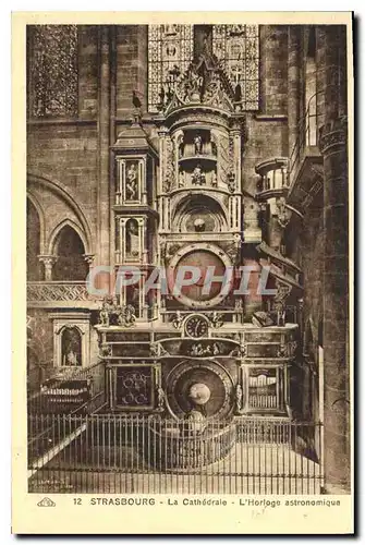 Cartes postales Strasbourg La Cathedrale L'Horloge astronomique