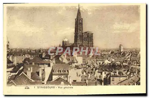 Cartes postales Strasbourg Vue generale