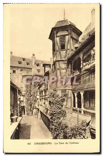 Cartes postales Strasbourg La Cour du corbeau