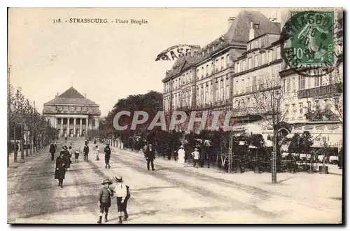 Cartes postales Strasbourg Place Broglie