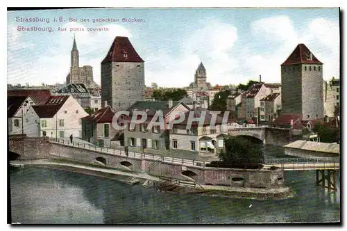 Cartes postales Strasbourg Aux ponts couverts