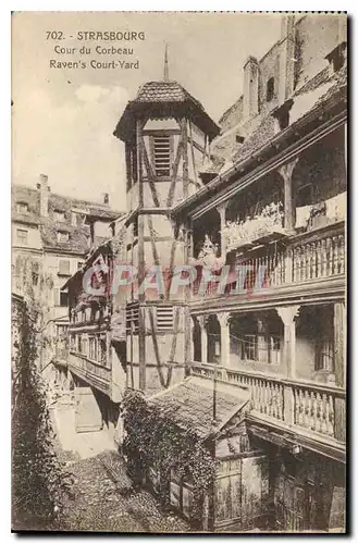 Cartes postales Strasbourg Cour du Corbeau Ravens Court Yard