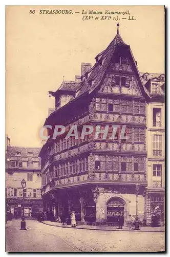 Ansichtskarte AK Strasbourg La Maison Kammerzell