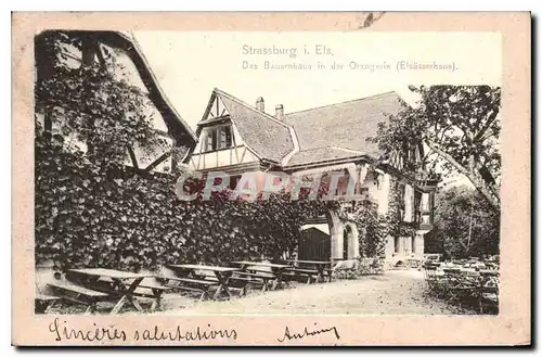 Cartes postales Strassburg Els Orangerie