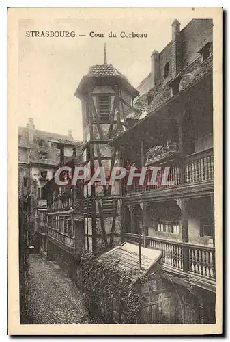 Cartes postales Strasbourg Cour du Corbeau