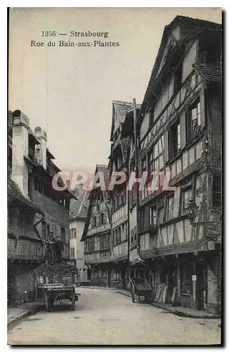 Ansichtskarte AK Strasbourg Rue du Bain aux Plantes