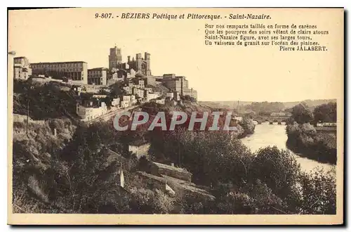 Ansichtskarte AK Beziers Poetique et Pittoresque Saint Nazaire