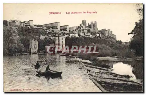 Ansichtskarte AK Beziers Les Moulins de Bagnols