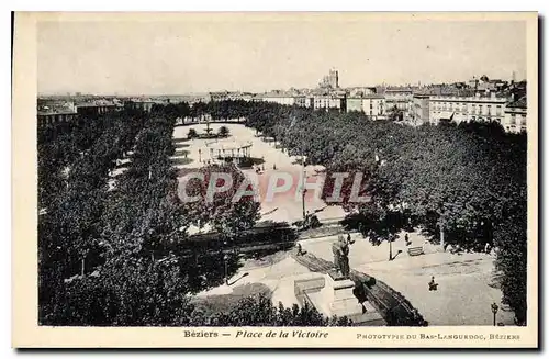 Ansichtskarte AK Beziers Place de la Victoire