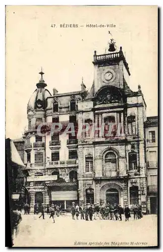 Ansichtskarte AK Beziers Hotel de Ville