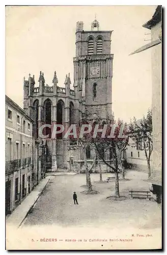 Ansichtskarte AK Beziers Abside de la Cathedrale Saint Nazaire