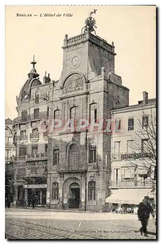 Ansichtskarte AK Beziers L'Hotel de Ville