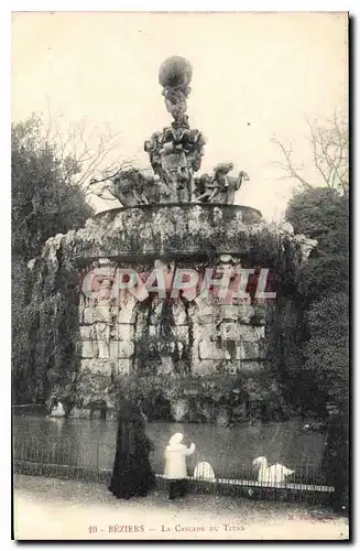 Cartes postales Beziers La Cascade du Titan