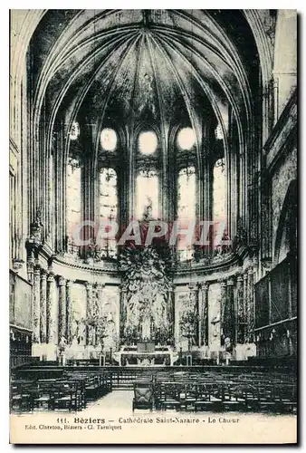 Cartes postales Beziers Cathedrale Saint Nazaire Le Choeur